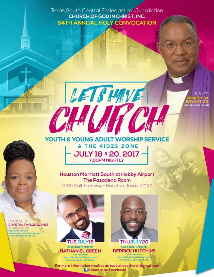 54th annual holy convocation texas south central jurisdiction holy convocation flyers
